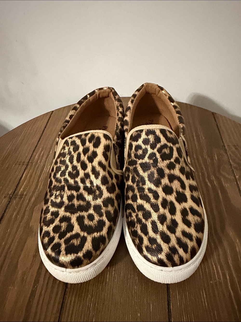 Pierre Dumas Leopard-Print Slip-On Sneakers - Black, Brown, Cream